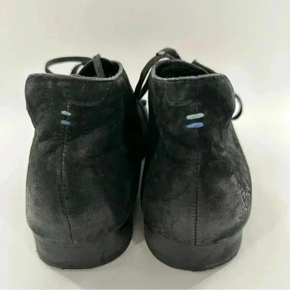 John Fluevog mens chukka boots size 12 black nubuck leather hipster grunge punk - Picture 4 of 12